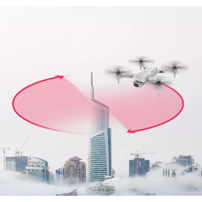 AERIUM L900 GPS 4K drón, fekete - 3 akkumulátor